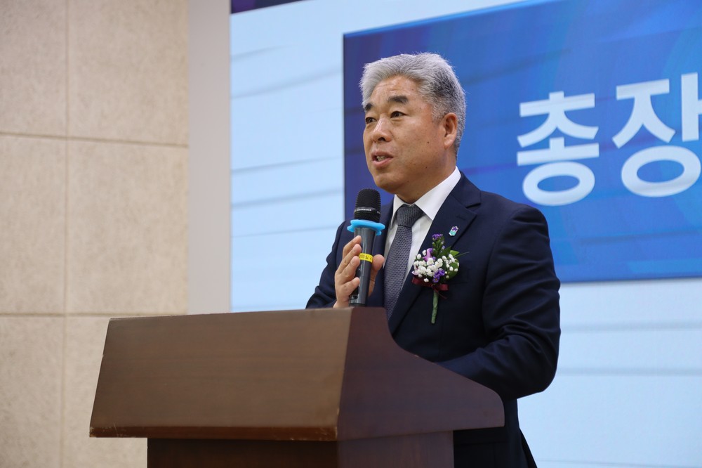 충북도립대학교 제9대 천범산 총장 취임