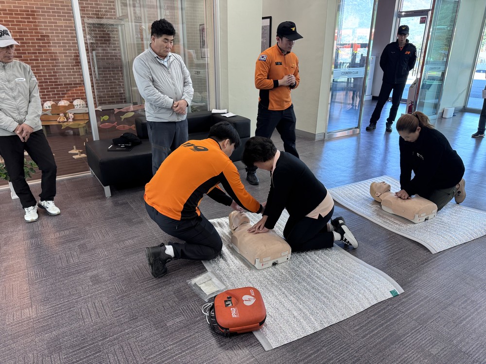 거창CC, 가조119안전센터와 합동소방훈련 실시