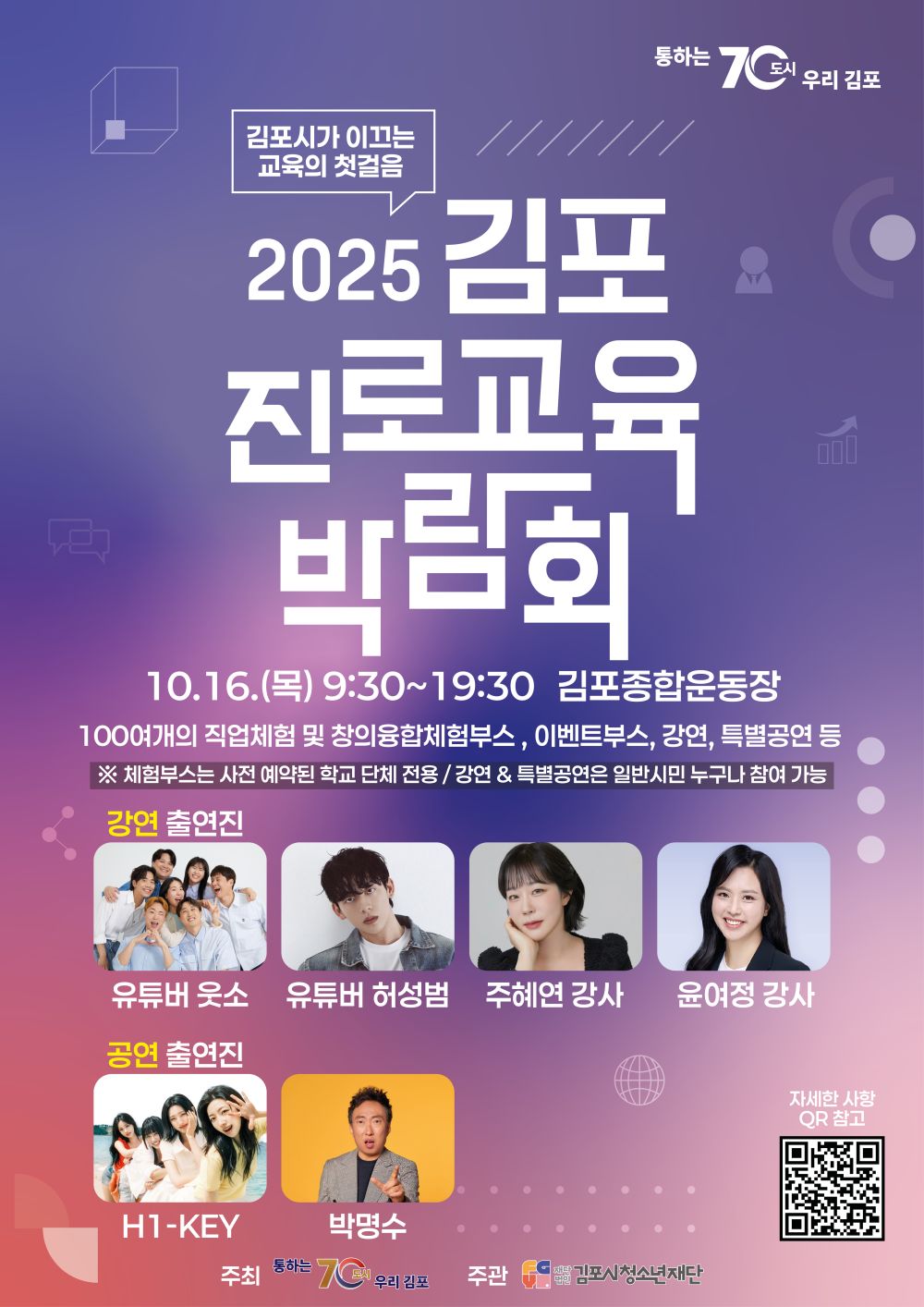 김포시, 오는 16일 ‘2025 김포 진로교육 박람회’ 연다