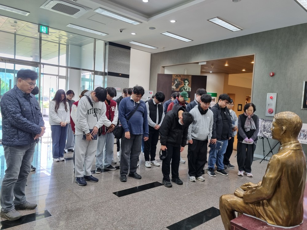 원광대학교 역사문화학과 학생 30명, 역사 현장학습으로 박열의사기념관 찾아 나라사랑 정신 기려
