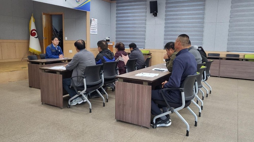 야로면 산불감시원 직무교육 실시