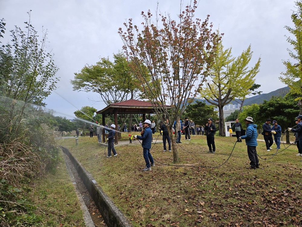 거제시, 산불방지인력 직무·안전 교육 실시
