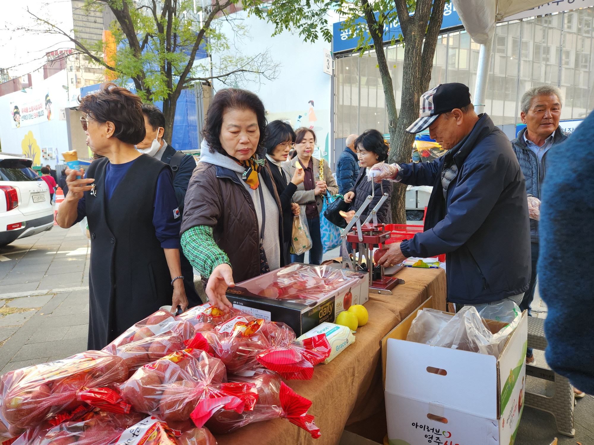 “영주사과, 조선의 진상품으로 서울 인사동 나들이”