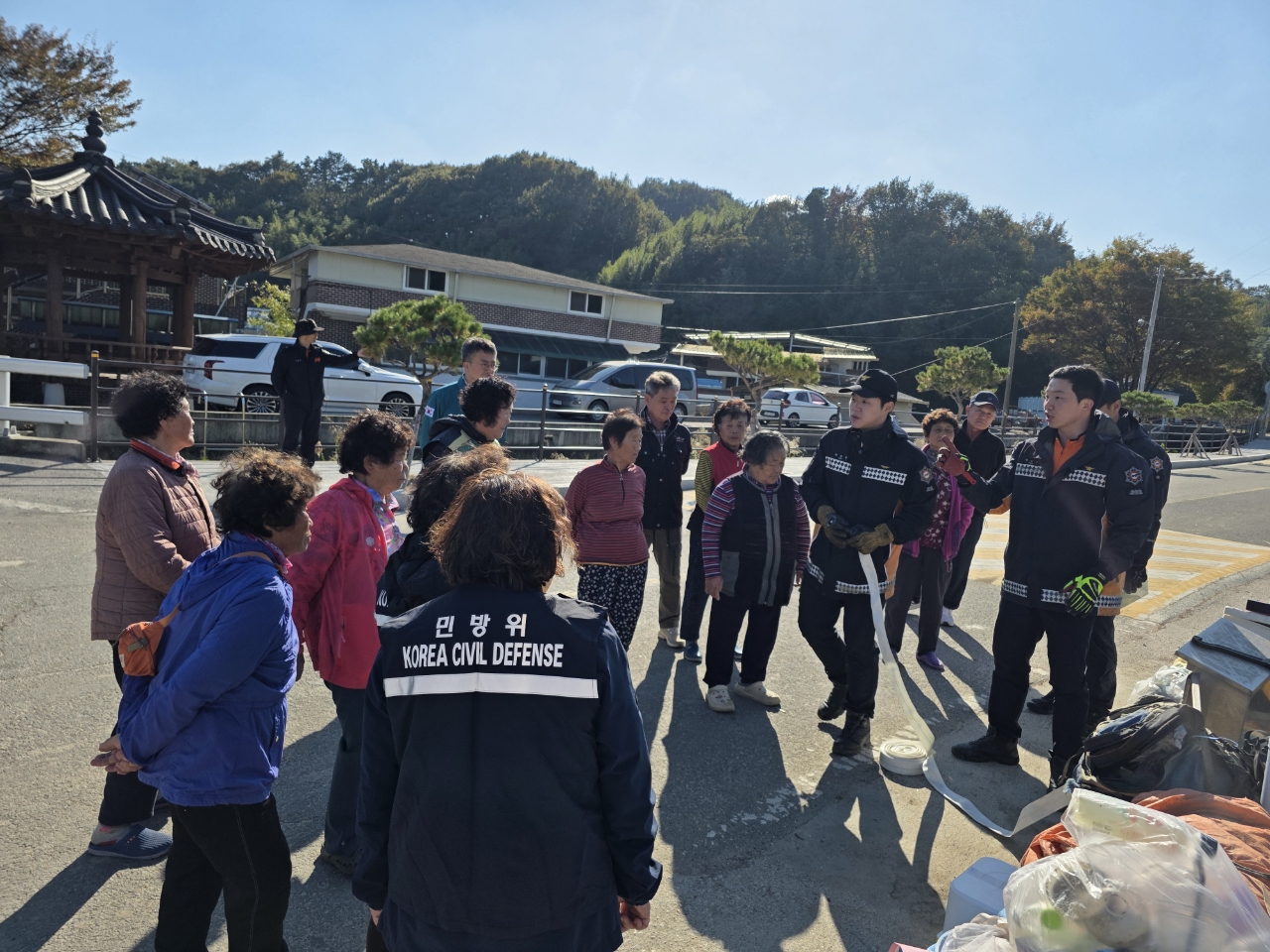 남상면, 농촌형 소화전 사용법 교육 실시