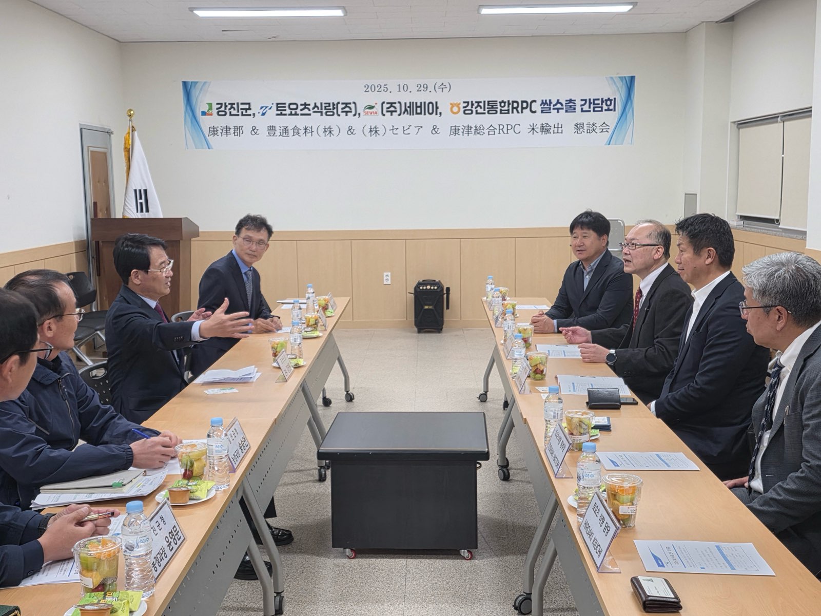 강진원 군수, 강진쌀 해외시장 개척 ‘척척’