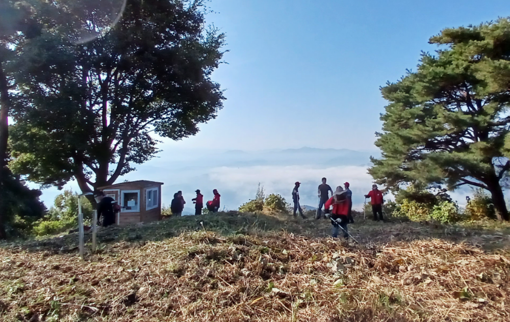 함양 지곡면, 마안산 정상 산불초소에서 산불예방 결의대회 개최