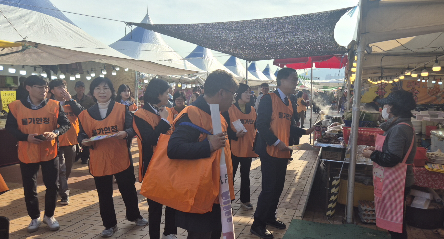 국화축제 바가지요금 근절을 위한 민관합동 캠페인 실시