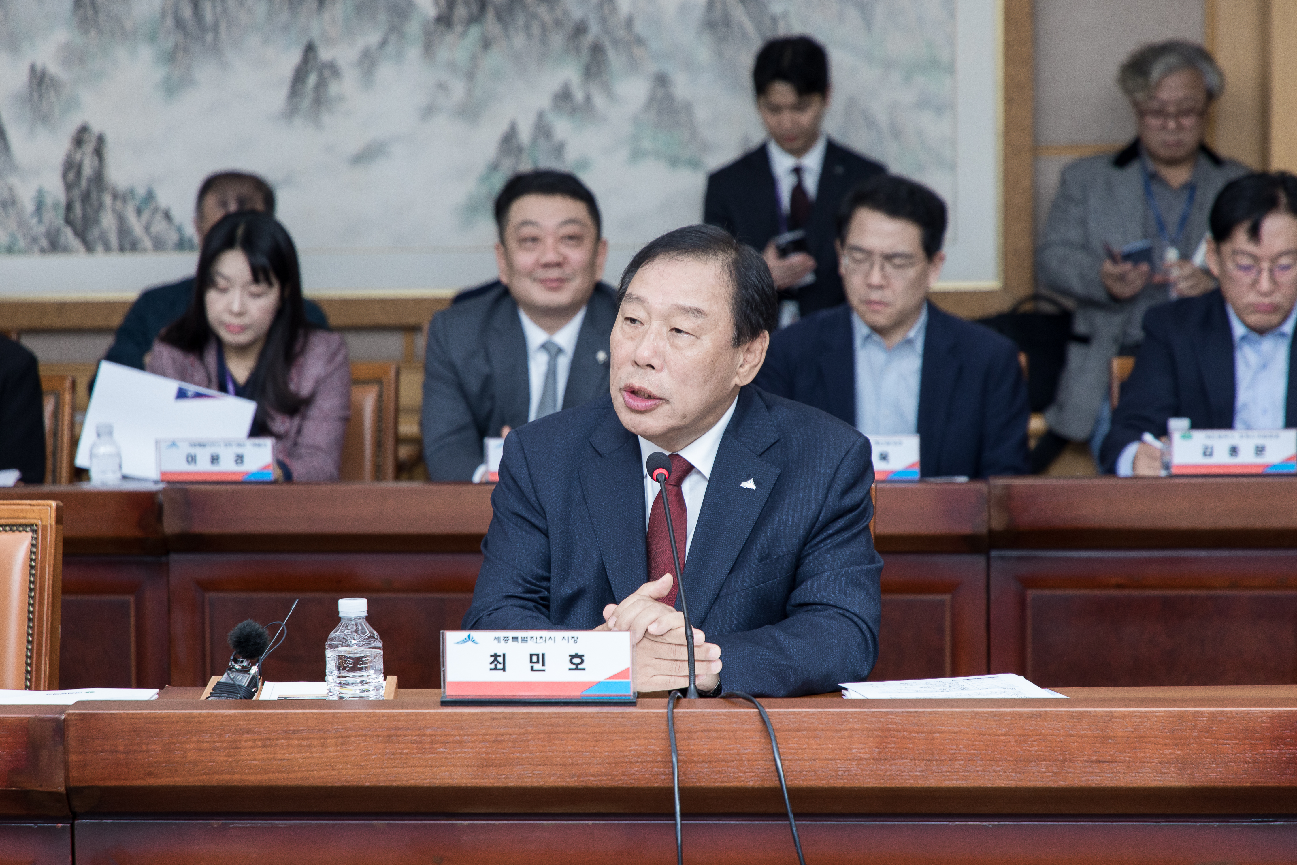 최민호 시장, 교부세 제도 개선 당차원 지원 요청
