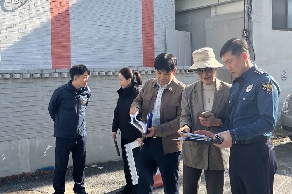 광주자치경찰위, 대학가 범죄예방사업 현장점검