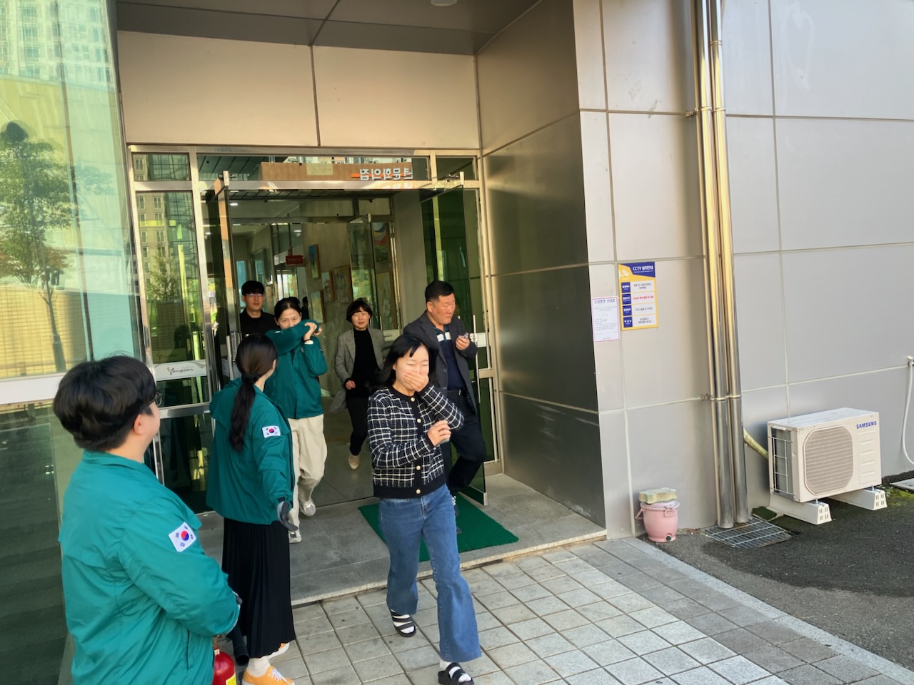 웅상출장소, 웅상119안전센터와 합동소방훈련 실시