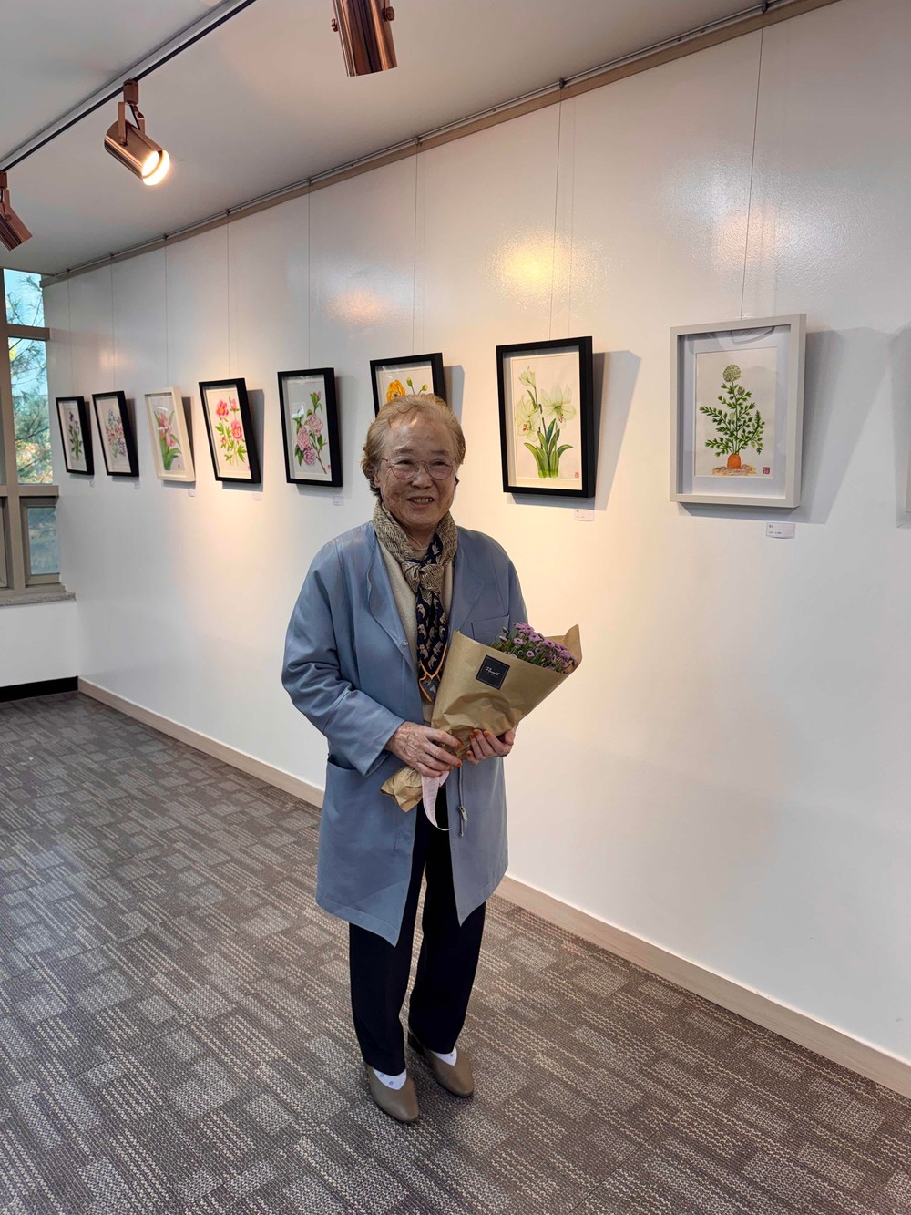 안양시 평촌동 소공갤러리, ‘구순의 붓끝, 꽃, 새 깃들다’ 전시 선봬