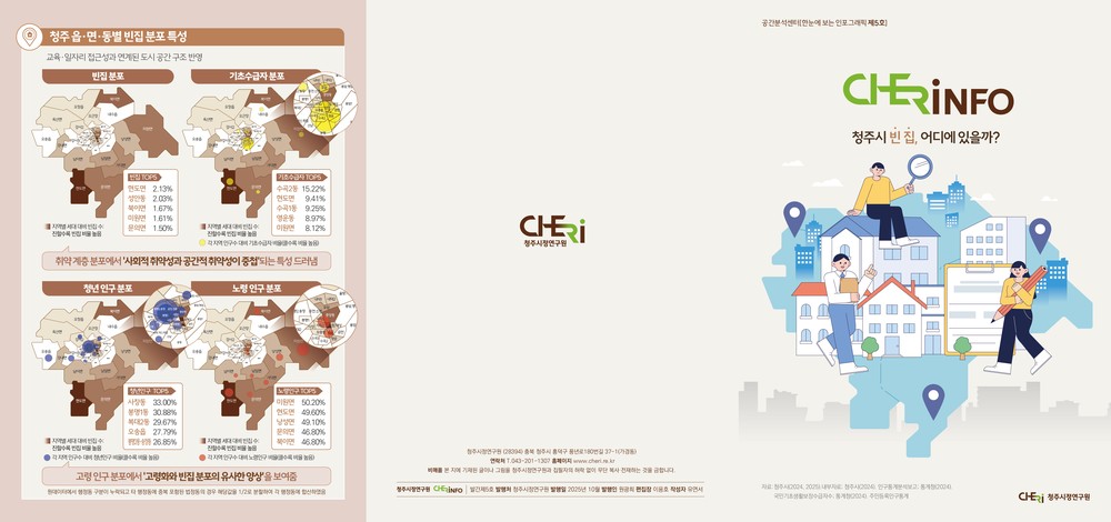 청주시 빈집 비율 7.9%… 청주시정연구원, 빈집 분석자료 발표