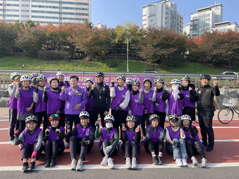 동대문구,‘자전거 교실’한파에도 식지 않는 인기