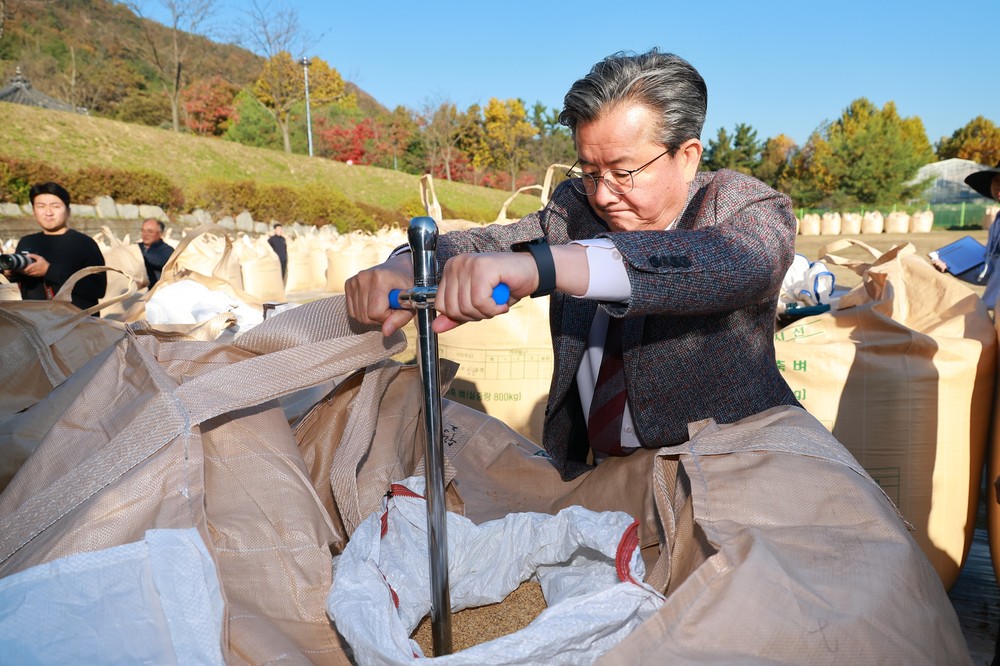 유성구, 2025년산 공공비축미곡 1,601포 매입 착수