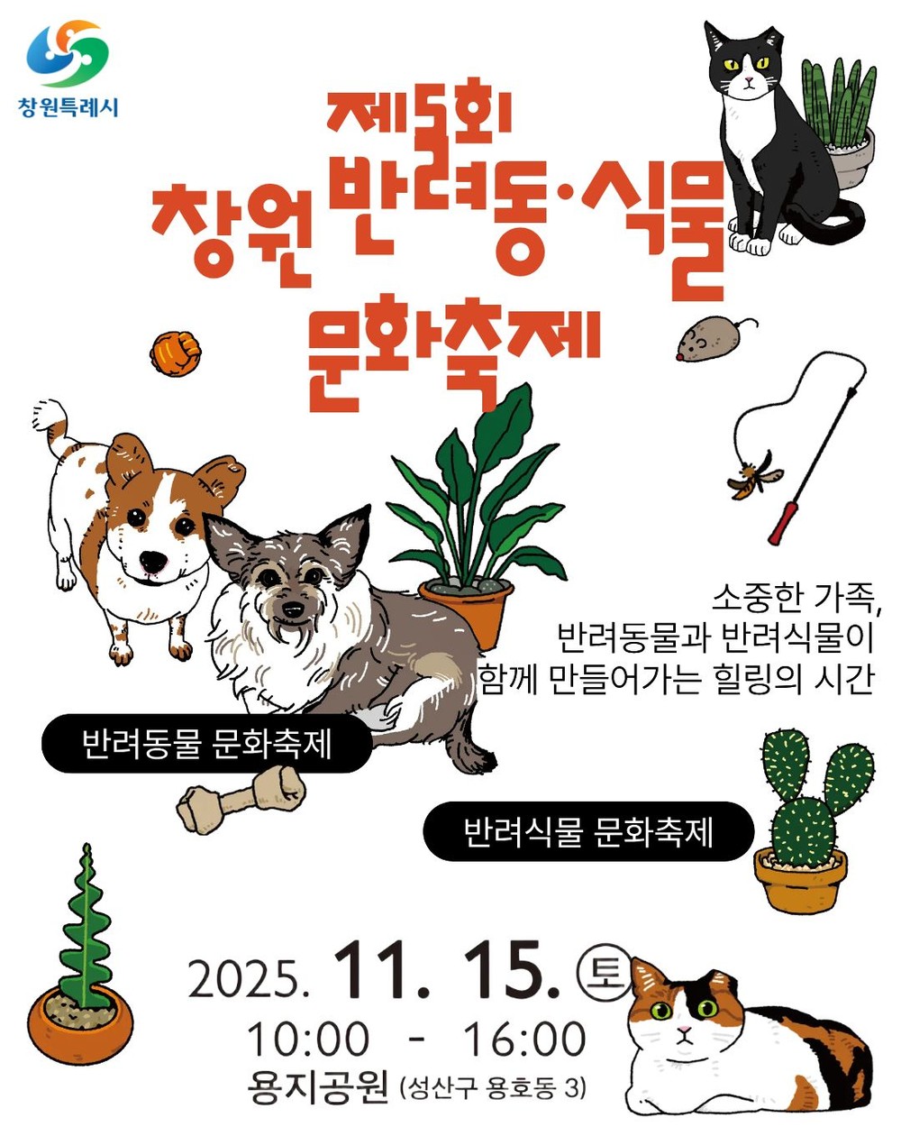 댕냥이부터 텃밭까지, 창원에서 펼쳐지는 힐링 축제를 즐기러 오세요