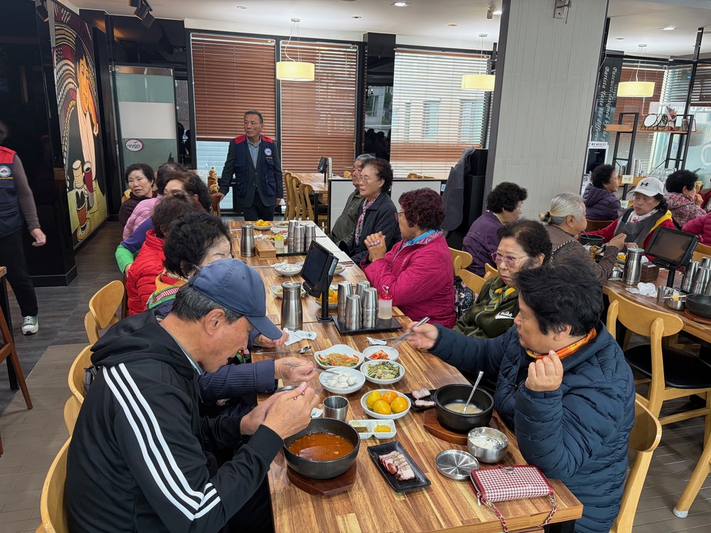 한국자유총연맹 동삼2동 위원회, 효듬뿍, 건강행복 밥상 대접 시행
