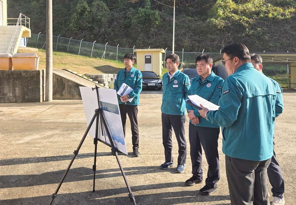 창녕군 심상철 부군수, 상월·노단이 정수장 현장 점검