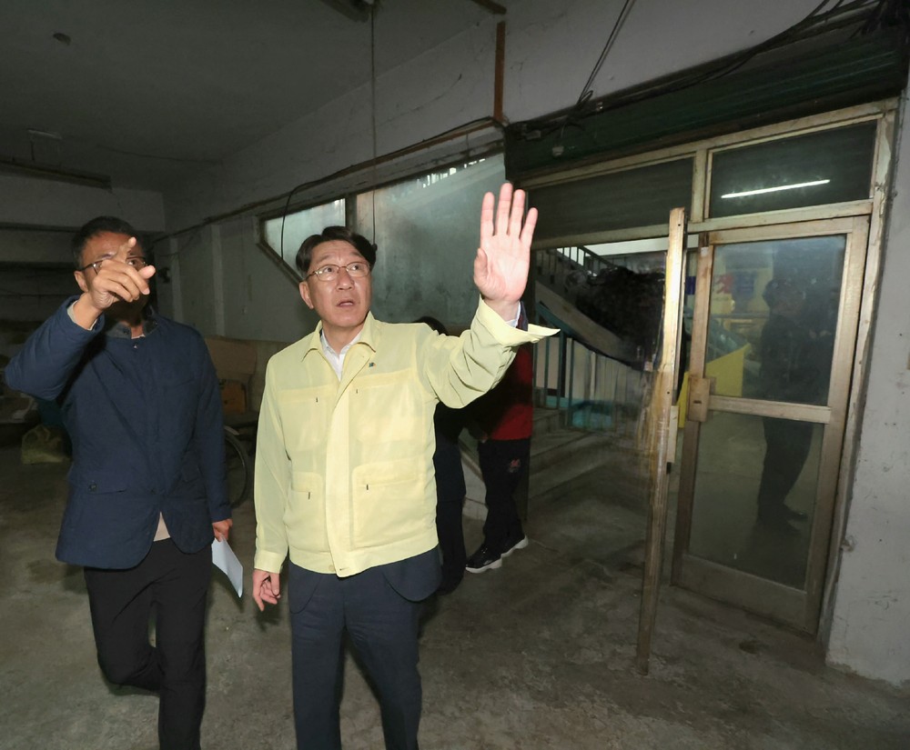 우범기 전주시장, 전통시장 찾아 안전 점검 실시