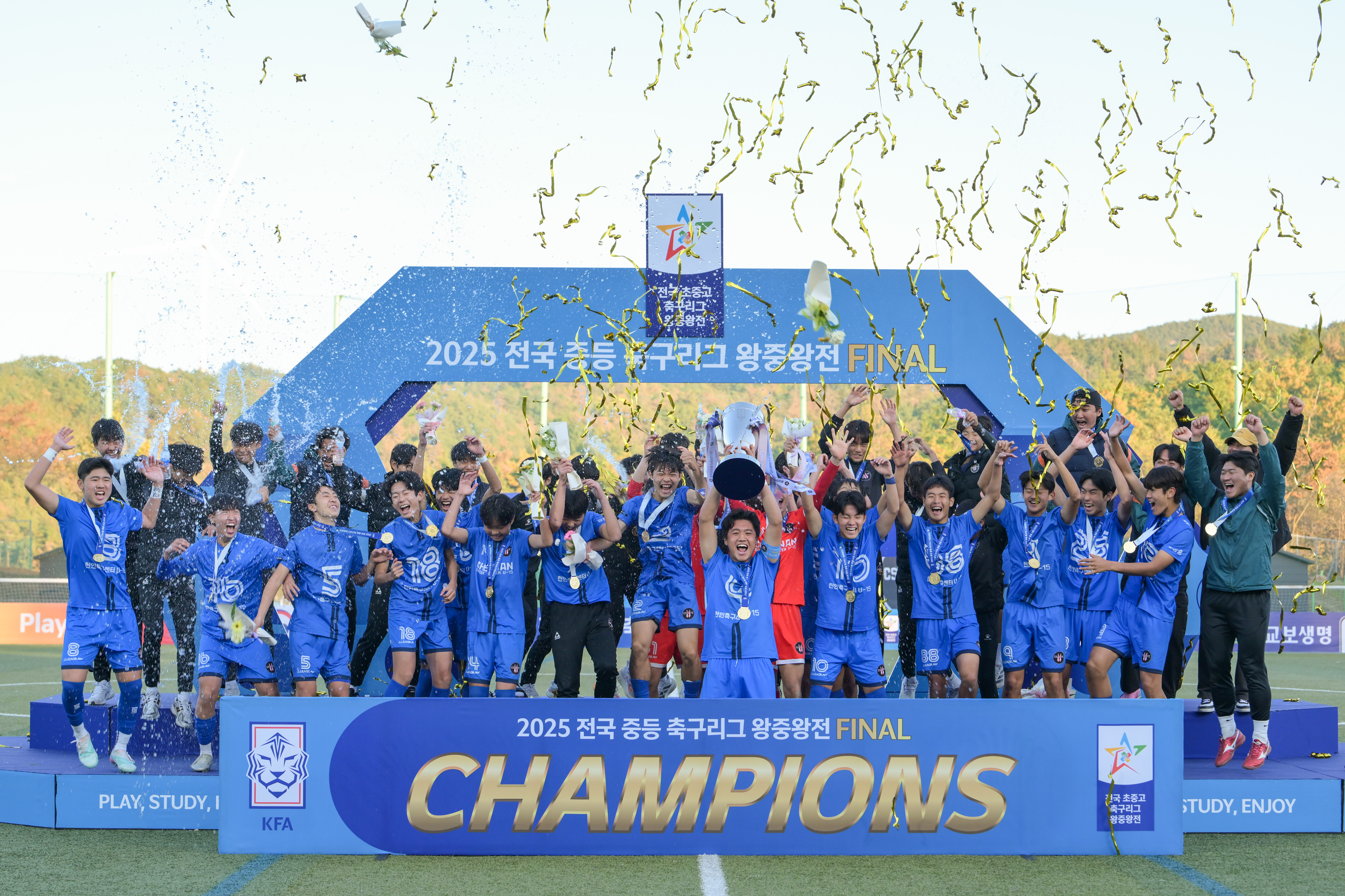 2025 전국 중등축구리그 왕중왕전, 영덕서 대장정 피날레