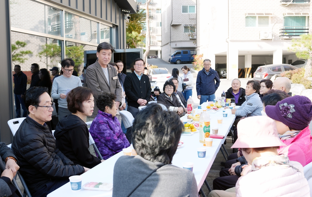 광주시, 문형2통 보행환경 개선…보도 설치 공사 완료