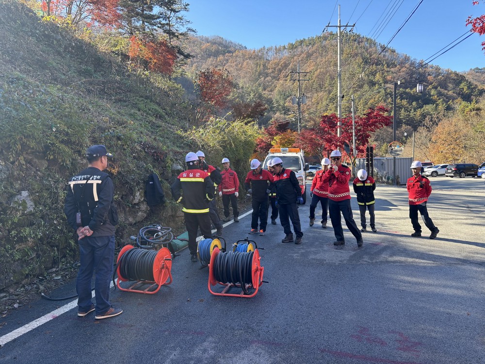 임실군, 산불전문예방진화대 산불방지 전문교육·훈련 실시