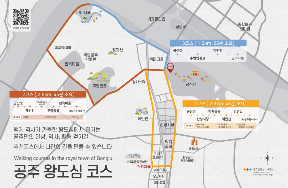 공주시, ‘왕도심 코스’ 지식재산처 상표 등록 완료