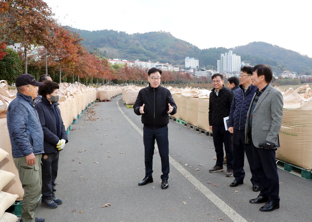 하동군, 2025년 건조벼 첫 수매 개시