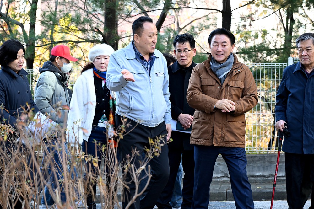 의정부시, 부용터널 상부 수목 재활용…인근 공동주택단지에 4천여 주 이식
