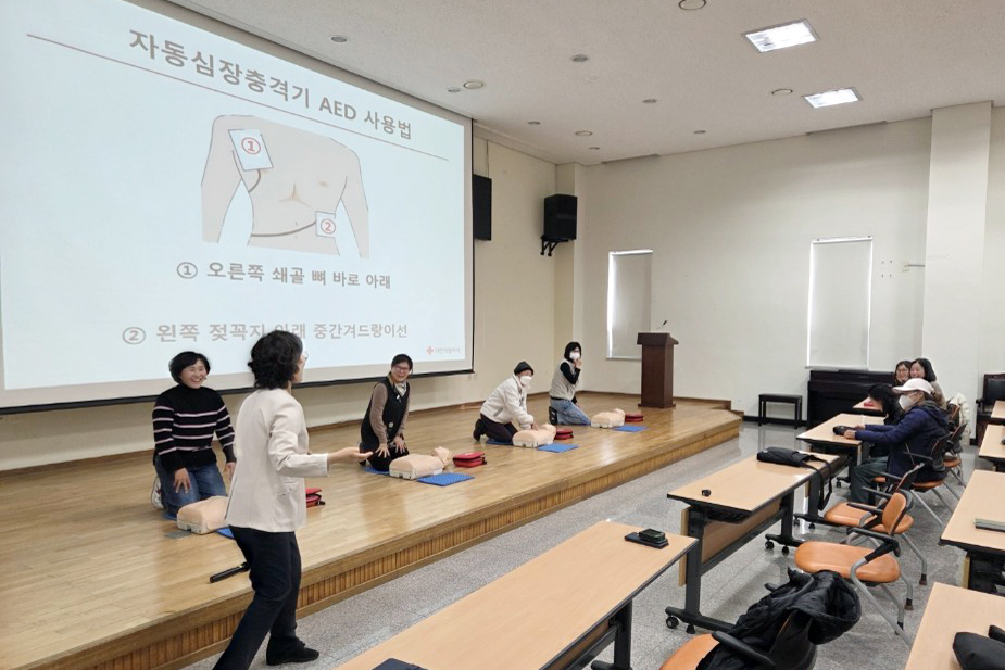 옹진군, 영흥면 주민 대상 응급처치 역량 강화 교육 진행