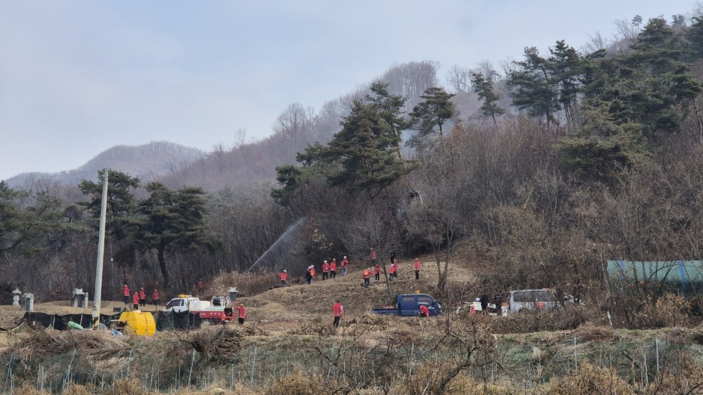 여주시, 가을철 산불진화훈련 실시