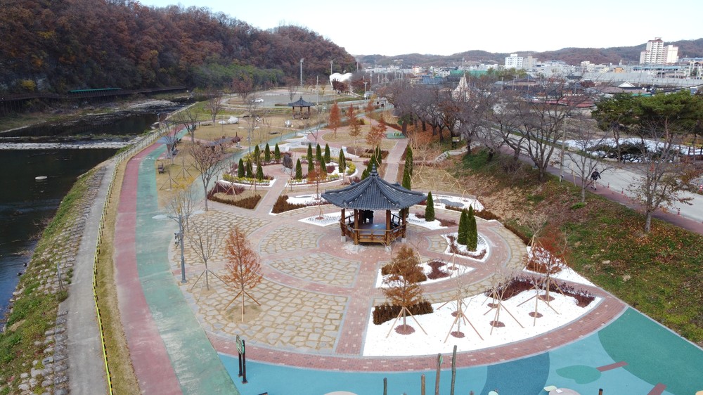 의성군, 구봉공원 도시숲 조성사업 완료 남대천 일원 녹색쉼터 재탄생