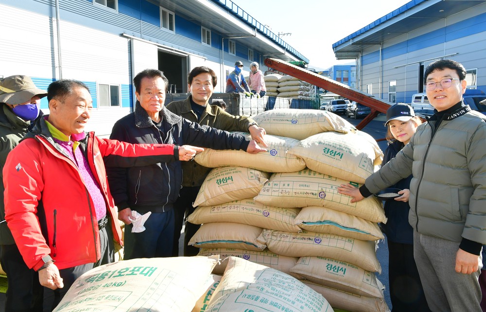 경산시, 2025년산 공공비축미곡 1,297톤 매입 실시