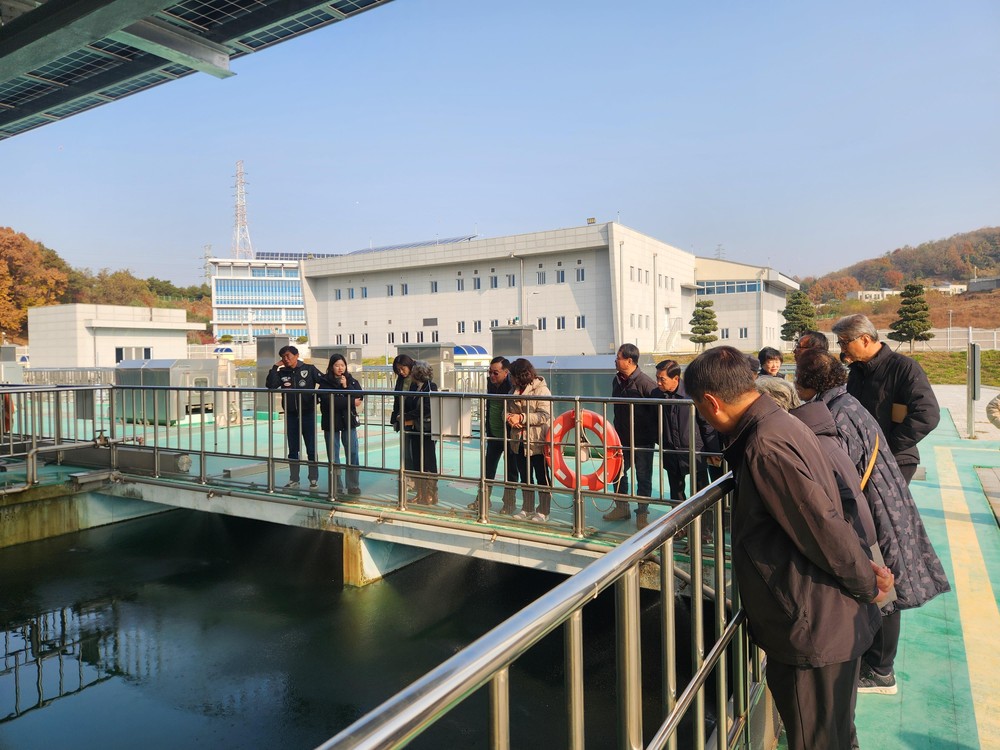 청주시 남일면 이장단, 지북정수장 견학