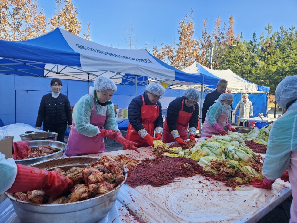율곡동 새마을부녀회, 사랑의 김장 나눠요