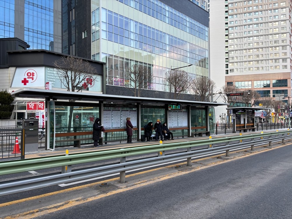 구리시, 경춘로 중앙버스정류장 환경개선 완료