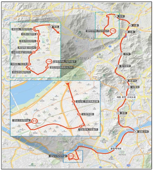 양주~강남 직행 광역버스 신설 확정…2026년 하반기 운행