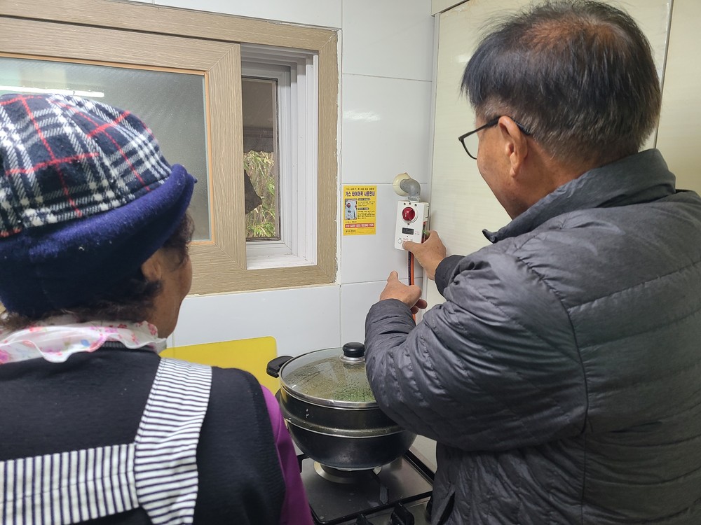 갈산면, 취약계층 동절기 안전 강화