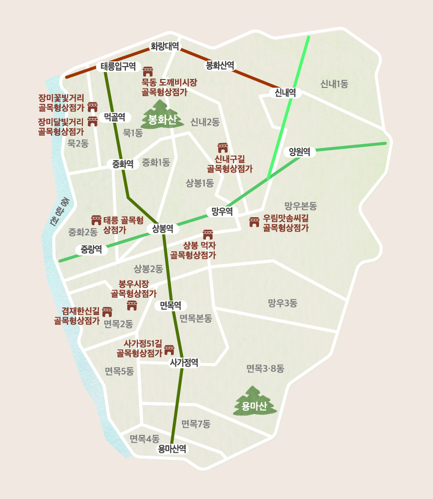 중랑구, 골목형상점가 활성화로 지역 경제에 활력