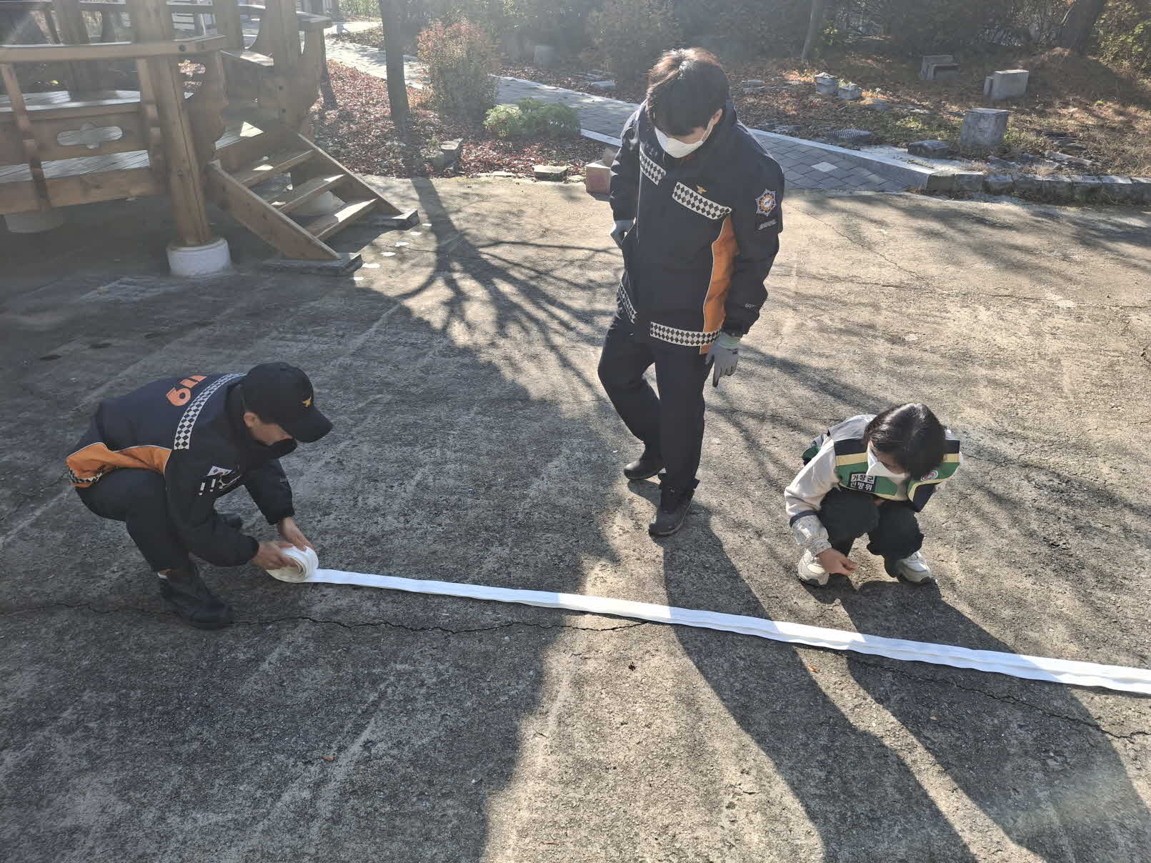 거창군 웅양면, 농촌형 소화전 사용 교육 실시