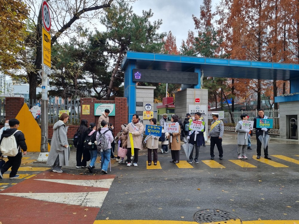 하남시, 창우초 합동 교통안전캠페인 실시