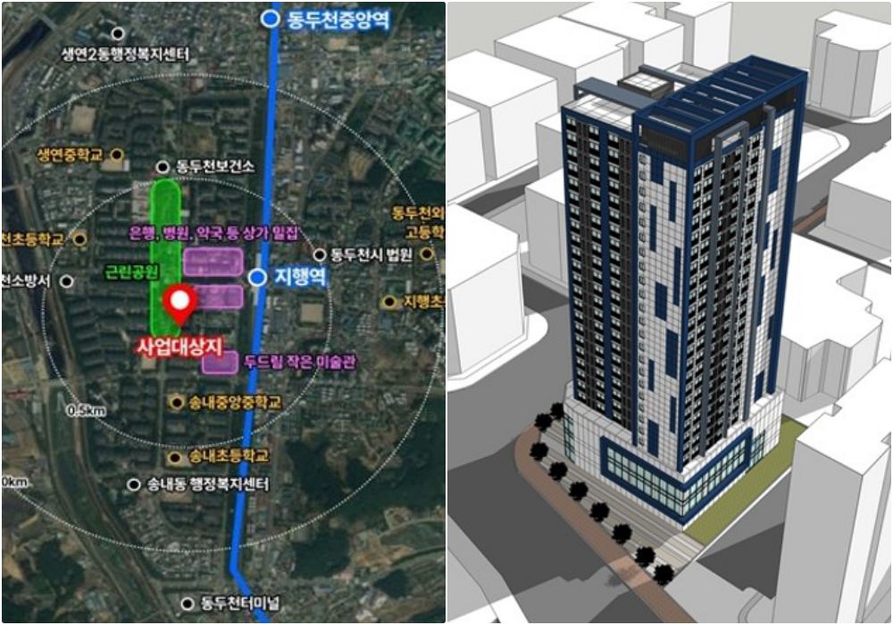 경기도, 동두천 '지행역 통합공공임대주택 복합개발사업' 도시관리계획 변경안 조건부 의결