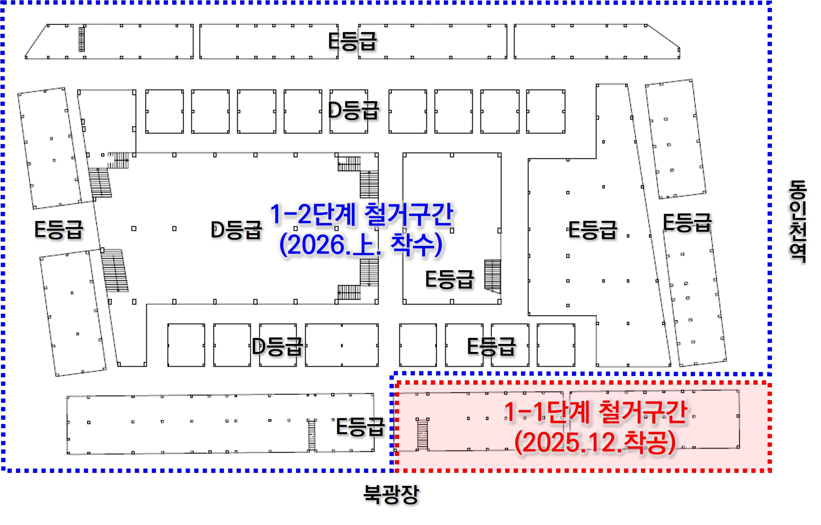 인천시, 송현자유시장 철거로 원도심 변화 가속