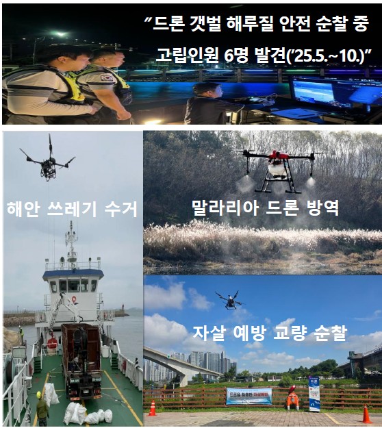 인천시, 드론으로 미래형 도시관리체계 본격 구축