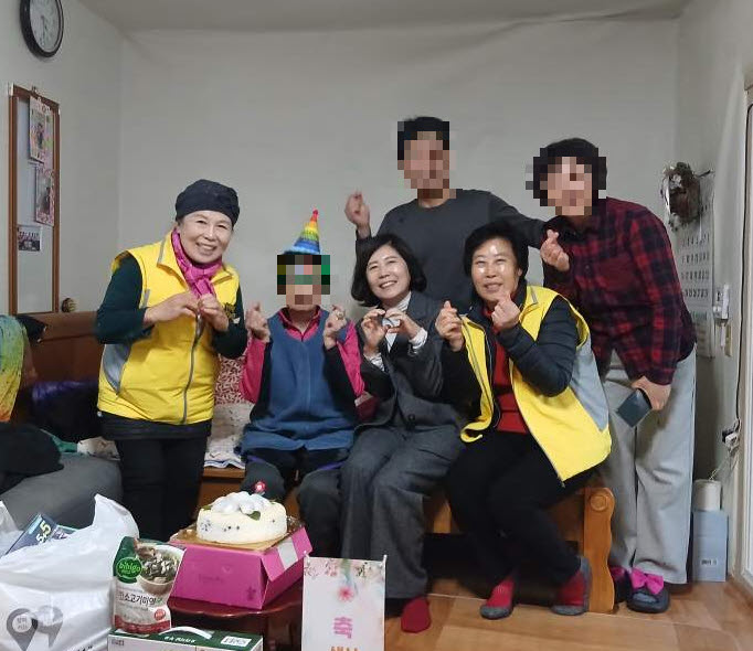 아산시 영인면, 취약계층 어르신 찾아가는 생신잔치 진행
