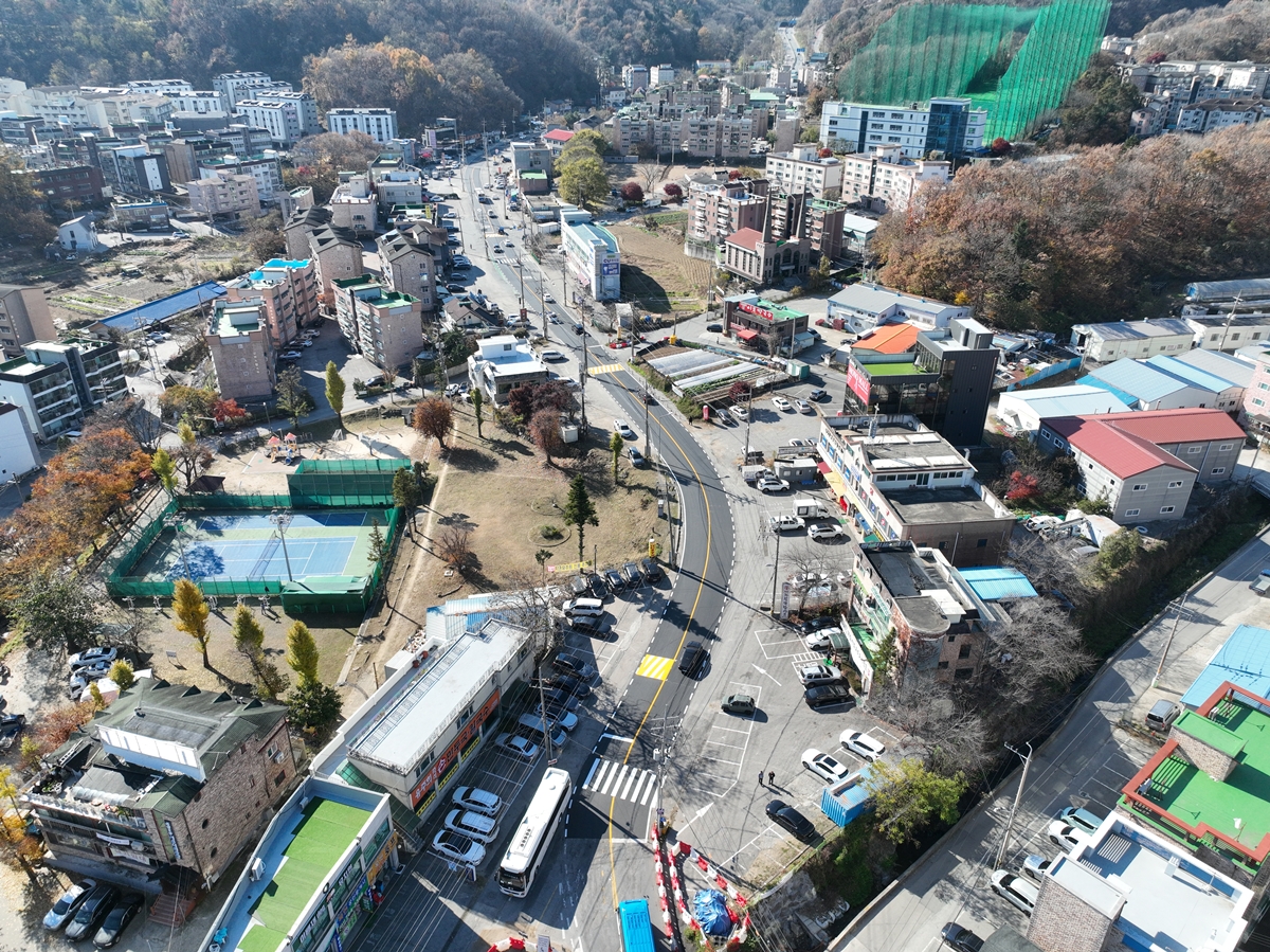 광주시, 직동삼거리~삼동 우남퍼스트빌·목현동 노후도로 재포장 완료