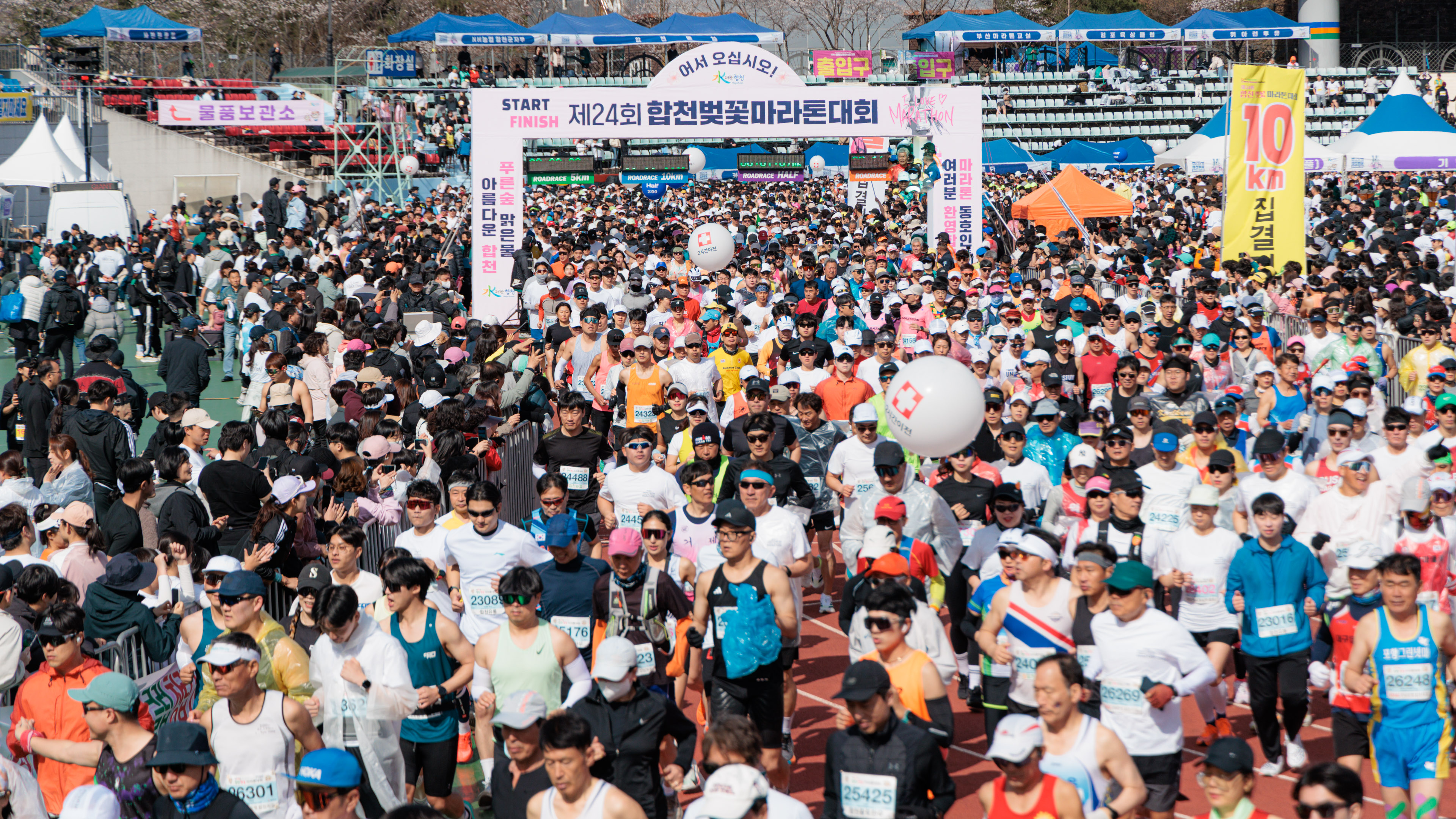 제25회 합천벚꽃마라톤대회, 역대 최단기간 접수 조기마감 달성