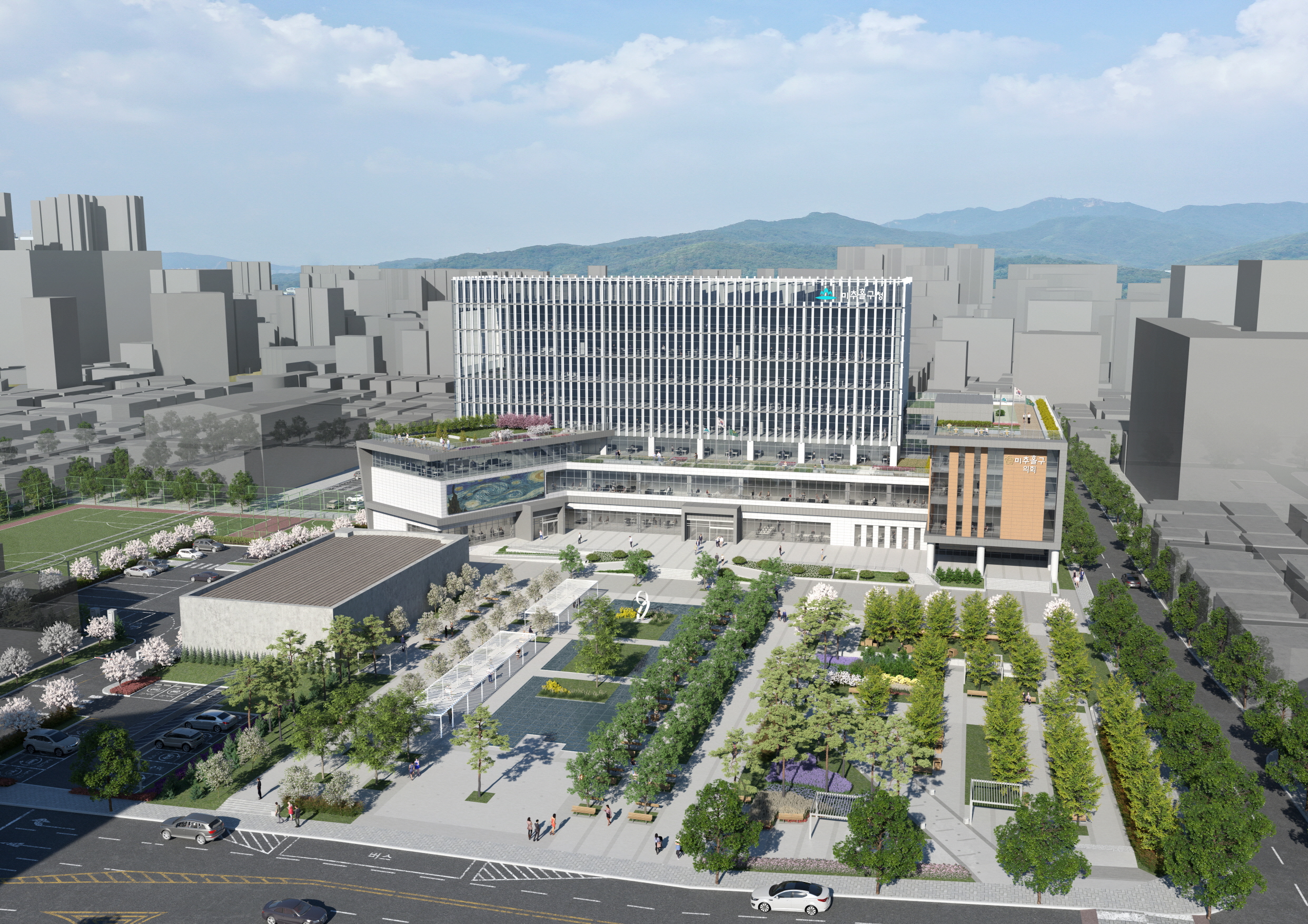 미추홀구, 신청사 기공식 성료…미래 100년 행정 공간 첫걸음