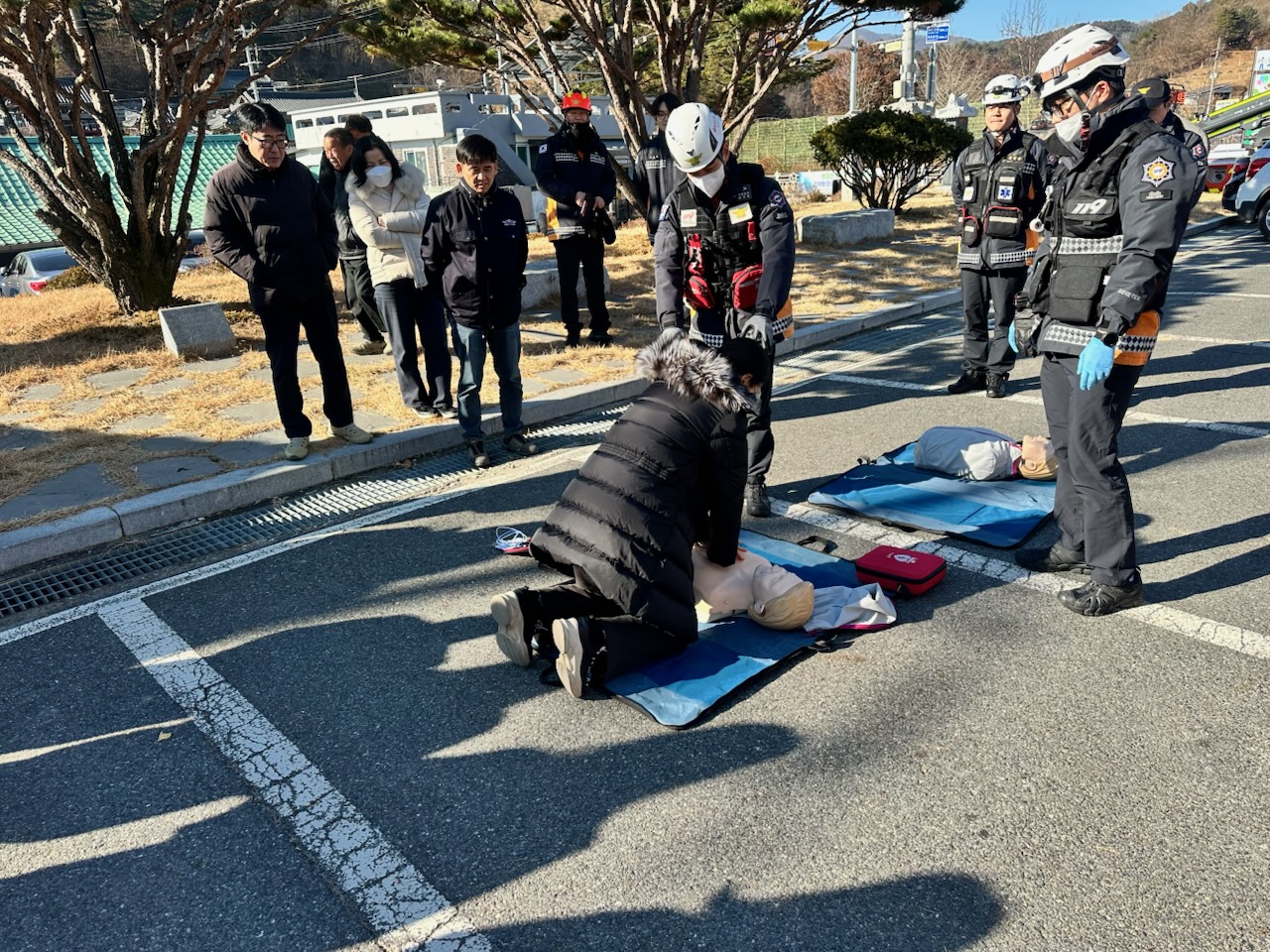 금산군 남일면, 화재 대비 소방훈련
