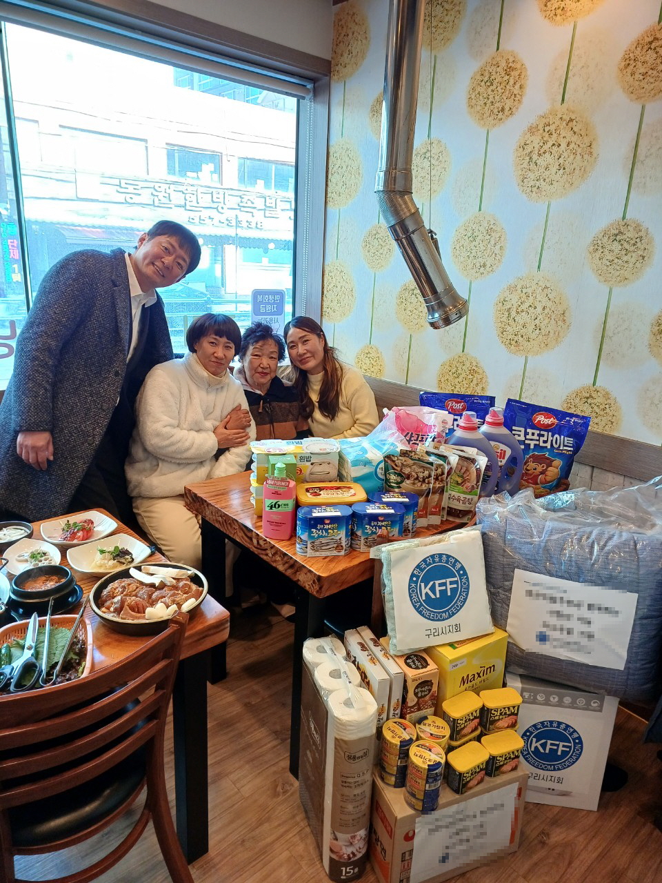 구리시·한국자유총연맹 구리시지회, 국가유공자 후손 점심 대접·정서적 지지로 지속적 돌봄 실천