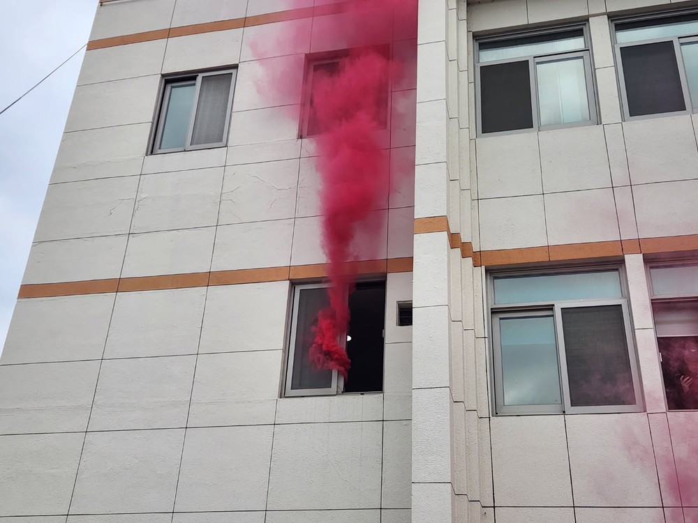 화순읍, 겨울철 화재 대비 합동 소방훈련 실시